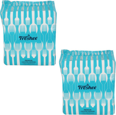 

Freshee 100 Pulls 1 Ply Serviette Tissue Napkin That Offers A Fresh Soft And Hygienic Experience(Pack of 100)