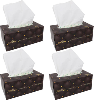 

Freshee 100 pulls 2 ply Virgin Fiber Tissue that offer fresh soft and hygienic experience(Pack of 100)