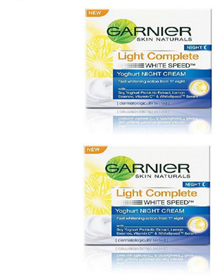 

Garnier Light Complete NIGHT CREAM 18G PACK OF 2(36 ml)