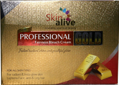

Skin Alive Professional Fairness 24K Gold Natural Bleach Cream(1 ml)
