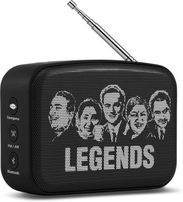 

SAREGAMA CARVAAN Mini SCM02 FM RADIO Bluetooth Speaker (Moonlight Black, Stereo Channel) FM Radio(MOONLIGHT BLACK)