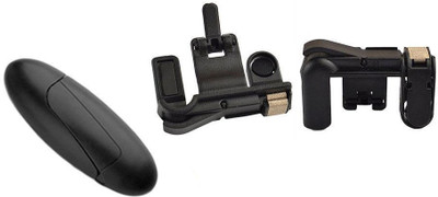 

LIFEMUSIC Mobile Phone Gaming Gamepad Joystick Controller Trigger Fires Button For Suitable for the fast running for PUBG/Fornite/Rules of Survival/King Gaming Accessory Kit(Black, For Android, iOS)
