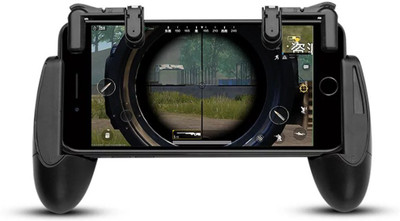

LIFEMUSIC Improved Design PUBG V3.0 Mobile Game L1 R1 Sensitive Shoot and Aim Controller Joystick Gamepad+K01 Gaming Accessory Kit(Black, For Android, iOS)