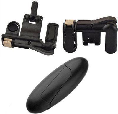 

LIFEMUSIC Good Quality Pubg Mobile Gamepad pubg remote Adjustable clip Controller Fire Shooter Controller Button Aim Key Gaming Accessory Kit(Black, For Android, iOS)