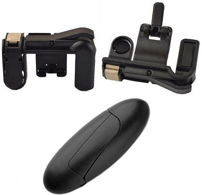 

LIFEMUSIC High Quality Mobile Game Joystick Grip Extended Handle Game Controller Sucker Gamepad Holder For 4.7-6.4 Inch Smart Phone With Pubg Sensitive Shoot/aim Buttons L1 R1 Trigger Gaming Accessory Kit(Black, For Android, iOS)