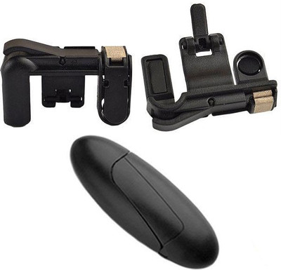 

LIFEMUSIC PUBG Controller Winner winner Chicken dinner Gamepad Trigger Fire Button Aim Mobile Phone Games Shooter V3.0 for Android/iOS Gaming Accessory Kit(Black, For Android, iOS)