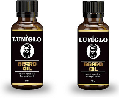 

lumiglo BEARD AND MOUSTACHE OIL Hair Oil(60 ml)
