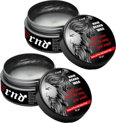 

RND Strong Hold Hair Wax Pack of 2 Hair Wax(80 g)