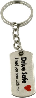faynci Drive Safe I Need You Here With Me Key Chain for Personalized Gift Key Chain