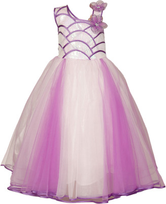 

Saba Garments Maxi/Full Length Party Dress(White, Sleeveless