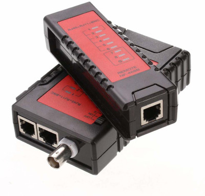 

Ultima Cords & Cables NF-468B RJ45 RJ11 BNC Cable Tester Master Network Lan Tellphone Coaxial Line Lan Adapter(100 Mbps)