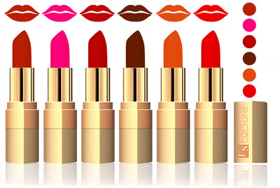 

Forsure Chocolate, Peach, Coffe, Brown, Light Brown, Sweet Red Velvet Matte Lipstick(Chocolate, Peach, Coffe, Brown, Light Brown, Sweet Red)