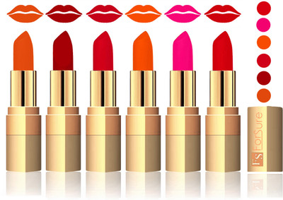 

Forsure Light Brown, Maroon, Mauve, Fast Red, Pink, Soft Red Velvet Matte Lipstick(Light Brown, Maroon, Mauve, Fast Red, Pink, Soft Red)