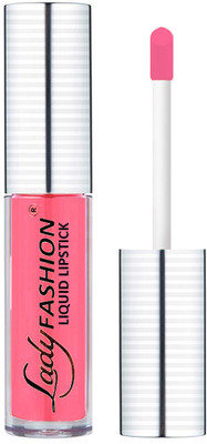 

Lady Fashion Liquid Lipstick Pure Matte Non Transfer Lip Gloss(Pink)