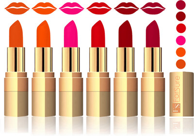 

Forsure Light Brown, Fast Red, Pink, Soft Red, Maroon, Plum Velvet Matte Lipstick(Light Brown, Fast Red, Pink, Soft Red, Maroon, Plum)