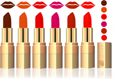 

Forsure Brown, Light Brown, Sweet Red, Purple, Chocolate, Hot Red Velvet Matte Lipstick(Brown, Light Brown, Sweet Red, Purple, Chocolate, Hot Red)