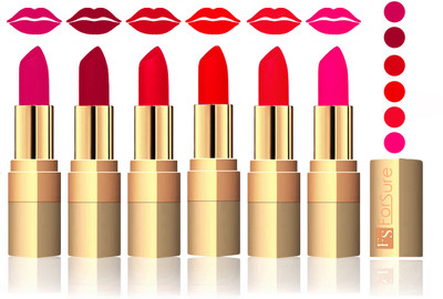 

Forsure Purple, Plum, Sweet Pink, Romantic Red, Red, Peach Velvet Matte Lipstick(Purple, Plum, Sweet Pink, Romantic Red, Red, Peach)