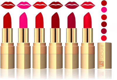 

Forsure Coffee, Pink, Soft Red, Maroon, Plum, Sweet Pink Velvet Matte Lipstick(Coffee, Pink, Soft Red, Maroon, Plum, Sweet Pink)