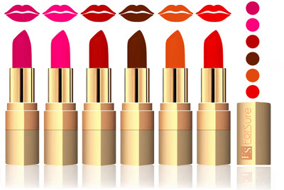 

Forsure Purple, Peach, Coffe, Brown, Light Brown, Sweet Red Velvet Matte Lipstick(Purple, Peach, Coffe, Brown, Light Brown, Sweet Red)