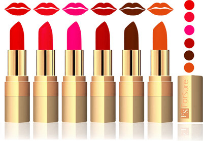 

Forsure Sweet Red, Red, Peach, Coffee, Brown, Light Brown Velvet Matte Lipstick(Sweet Red, Red, Peach, Coffee, Brown, Light Brown)