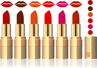 Forsure Coffee, Brown, Light Brown, Sweet Red,Purple, Chocolate Velvet Matte Lipstick(Coffee, Brown, Light Brown, Sweet Red,Purple, Chocolate)