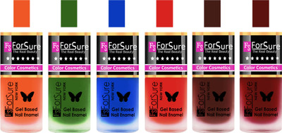 

Forsure Orange, Green, Blue, Red, Reddish Maroon, Maroon Velvet Matte Nail Polish (Set of 6 Nail Polish) Orange, Green, Blue, Red, Reddish Maroon, Maroon(Pack of 6)