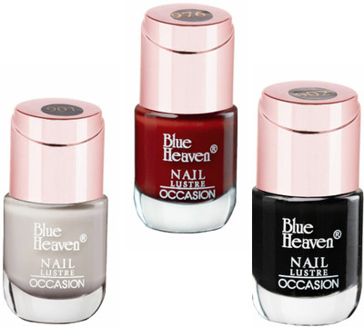 

Blue Heaven nail polish occasion red(Pack of 3)