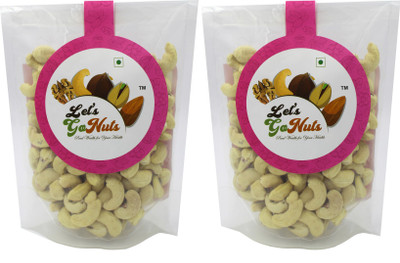

Let's GoNuts Fresh Crispy Cashews Whole Nuts 250gX2 Cashews(500 g, Pouch)