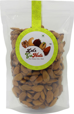 

Let's GoNuts Mamra Giri Almonds 500gms (Regular) Almonds(500 g, Pouch)