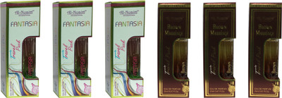 

Al Nuaim 3 fantasia & 3 BROWN MARRIAGE ( PACK OF 6) Eau de Parfum - 20 ml(For Men & Women)