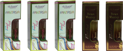 

Al Nuaim 3 fantasia & 2 BROWN MARRIAGE ( PACK OF 5) Eau de Parfum - 20 ml(For Men & Women)