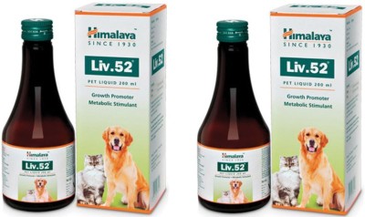 Himalaya Herbals 8901138836962 , Liv. 52 Pet liquid 200 ml pack of 2 combo pack for Stimulates metabolism and promotes growth , treatment of hepatic dysfunction and damage , Tones up Liver During convalesence , debility and anorexia due to sluggish liver , supportive therapy in the treatment of para