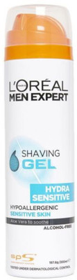 

L'Oreal Men Expert Shaving Gel Hydra Sensitive With Aloe Vera(200 ml)
