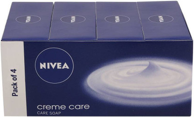 

Nivea Creme Care Soap, 125g (16 X 125g) Pack of 4(1500 g, Pack of 4)