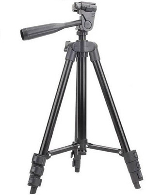 

LS-LetsShop Portable tripod||360 degree tripod|| Foldable triopod|| Camera stand|| Mobile Tripod|| Camcorder tripod|| Camera mount|| Extendable tripod 3120 Three-Dimensional Head & Quick Release Plate Tripod(Black, Supports Up to 1500 g)