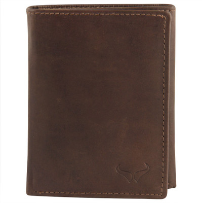 65% OFF on Bern Men Casual Brown Genuine Leather Wallet(7 Card Slots)