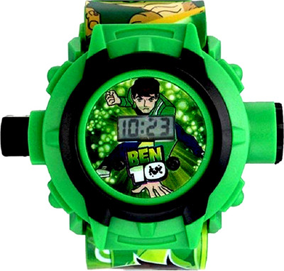Time Up Cartoon 3D Projection Digital Display Digital Watch  - For Boys & Girls