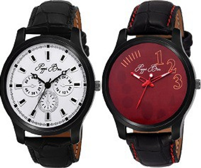 

Pappi Boss Specially Designed Pack of 2 Sober Casual Watch - For Boys