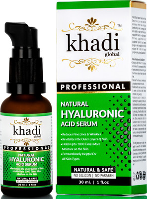 

Khadi Global Natural Hyaluronic Serum, Best Face Serum for Both Men & Women Best Anti Ageing Serum, Best Anti Wrinkle Serum, Best Night Serum(30 ml)