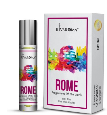 

Rivaroma Roll On ( ROME ) 8 ml Herbal Attar(Floral)