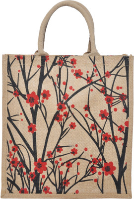

SILK ROUTE MULTICOLOR JUTE BAGS Multipurpose Bag(Brown, 3 L)