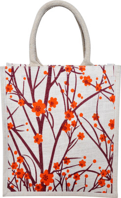 

SILK ROUTE WHITE MULTICOLOR BAGS Multipurpose Bag(White, 3 L)