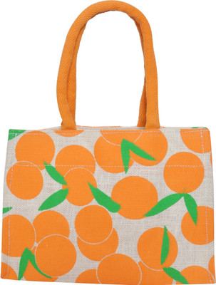 

SILK ROUTE ORANGE JUTE BAG Multipurpose Bag(Orange, 3 L)