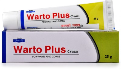 HAPDCO WARTO PLUS CREAM-FOR WARTS & CORNS(PACK OF 2)(50 g)