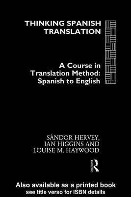 Thinking Spanish Translation(English, Electronic book text, Hervey Sandor)