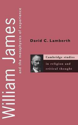 William James and the Metaphysics of Experience(English, Hardcover, Lamberth David C.)