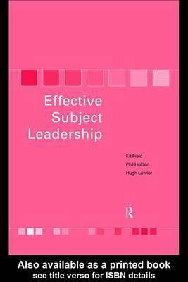 Effective Subject Leadership(English, Electronic book text, Field Kit)