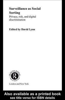 Surveillance as Social Sorting(English, Electronic book text, Rabbi Lyon David)