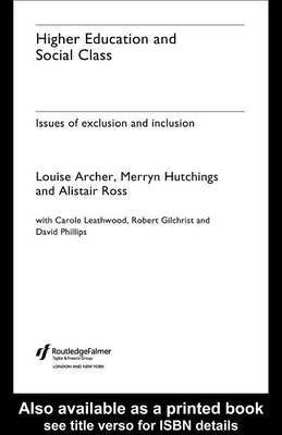 Higher Education and Social Class(English, Electronic book text, Archer Louise)