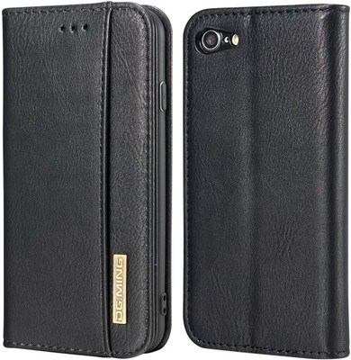 Dg Ming Flip Cover for Apple iPhone 7 iPhone 8(Black, Dual Protection)